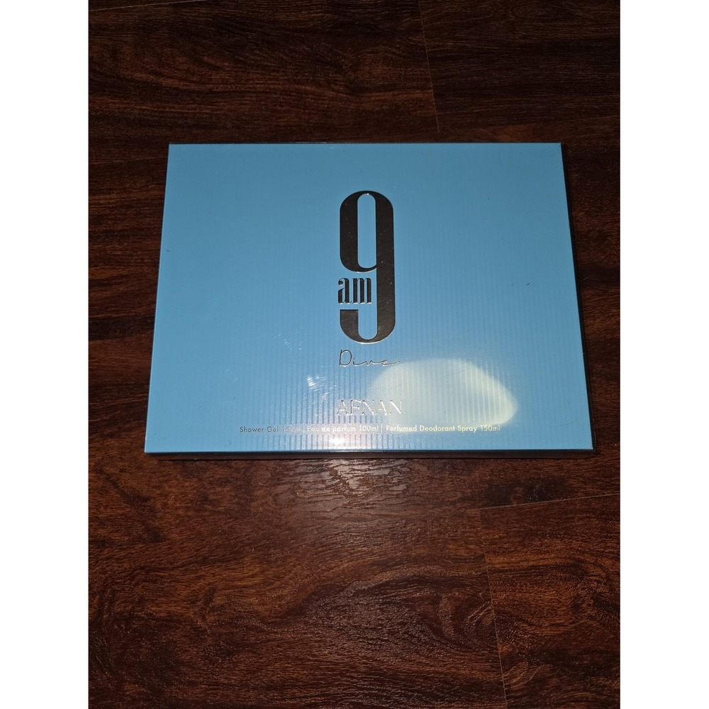 AFNAN PERFUME GIFT SET 9 AM DIVE NEW
